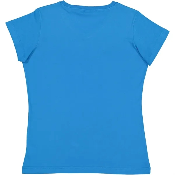 LAT 4.5oz 100% Ladies V Neck T - LAT 4.5oz 100% Ladies V Neck T - Image 11 of 51