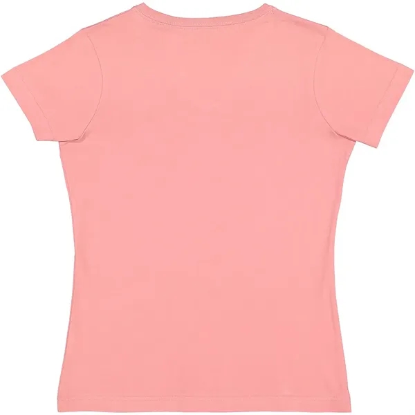 LAT 4.5oz 100% Ladies V Neck T - LAT 4.5oz 100% Ladies V Neck T - Image 38 of 51
