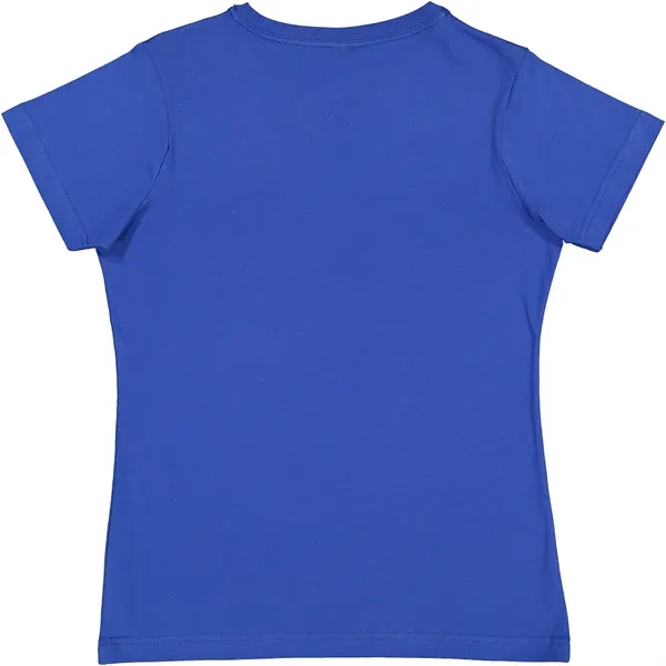 LAT 4.5oz 100% Ladies V Neck T - LAT 4.5oz 100% Ladies V Neck T - Image 45 of 51