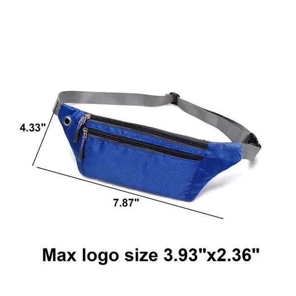Slim Running Belt Fanny Pack Sports Waist Bag - Slim Running Belt Fanny Pack Sports Waist Bag - Image 1 of 4