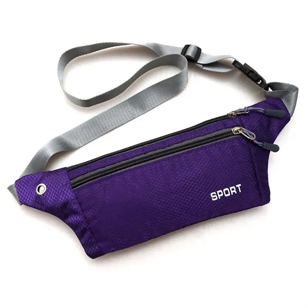 Slim Running Belt Fanny Pack Sports Waist Bag - Slim Running Belt Fanny Pack Sports Waist Bag - Image 4 of 4