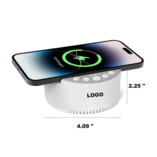 3 in 1 Wireless Charger Sleeping Machine BT Speaker - 3 in 1 Wireless Charger Sleeping Machine BT Speaker - Image 1 of 4