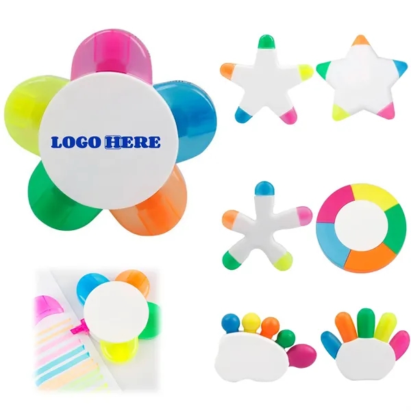 5 Colors Highlighter Pen - 5 Colors Highlighter Pen - Image 0 of 1