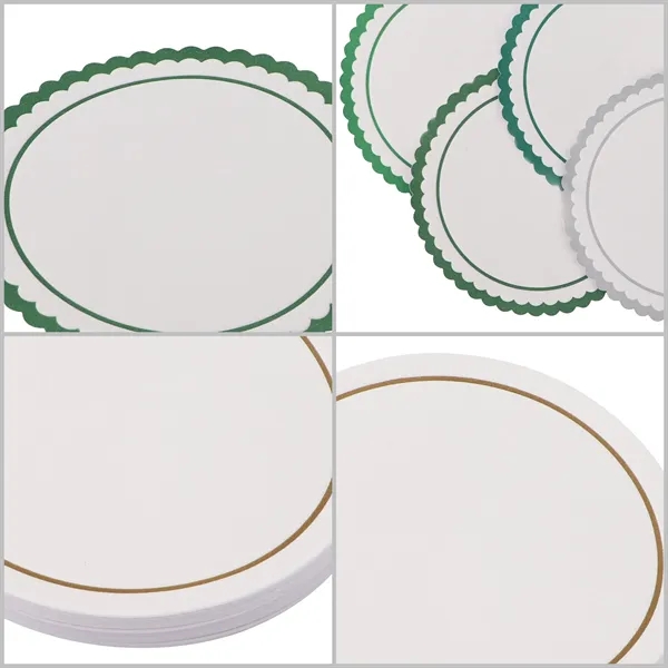 3.35" Full Color Disposable Absorbent Paper Coasters - 3.35" Full Color Disposable Absorbent Paper Coasters - Image 2 of 2