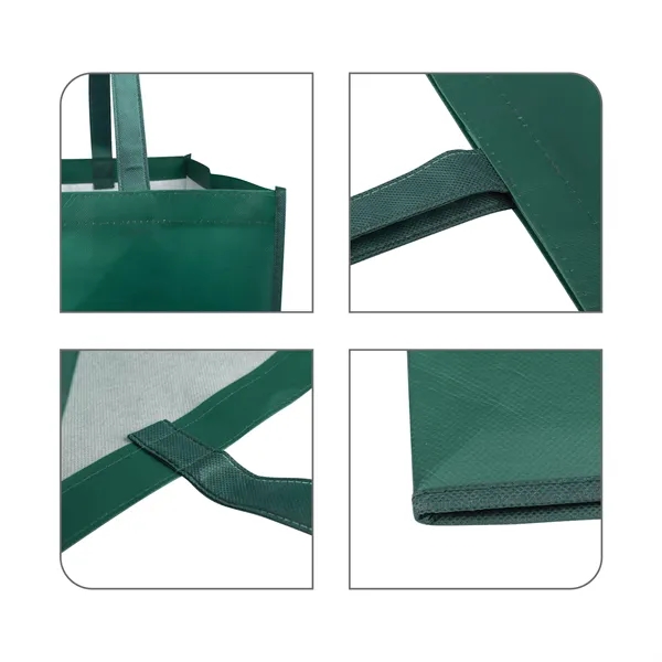13.78" Custom Reusable Non Woven Tote Bag With Handles - 13.78" Custom Reusable Non Woven Tote Bag With Handles - Image 2 of 4