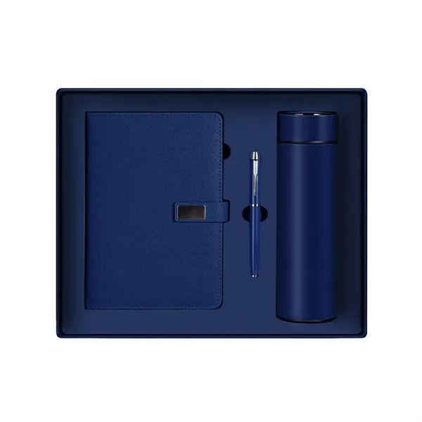 Business Gift Set W/ A5 Notebook, Led Insulated Bottle & Pen - Business Gift Set W/ A5 Notebook, Led Insulated Bottle & Pen - Image 3 of 4