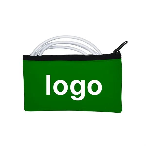 Neoprene Zip Pouch 10" x 5" - Neoprene Zip Pouch 10" x 5" - Image 0 of 9