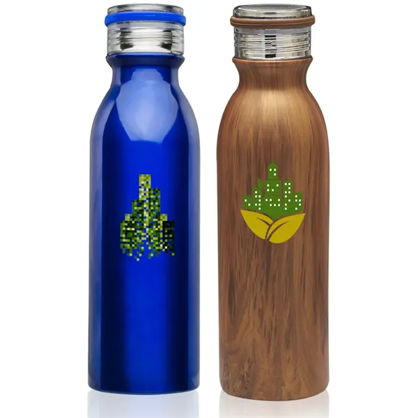 20 oz. Echo Stainless Steel Water Bottle - 20 oz. Echo Stainless Steel Water Bottle - Image 0 of 4