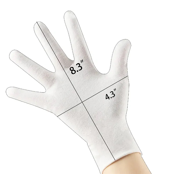 White Soft Cotton Work Gloves - White Soft Cotton Work Gloves - Image 1 of 1