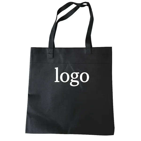 Custom 600D Polyester Tote Bag with Pen Clip Foldable - Custom 600D Polyester Tote Bag with Pen Clip Foldable - Image 0 of 2