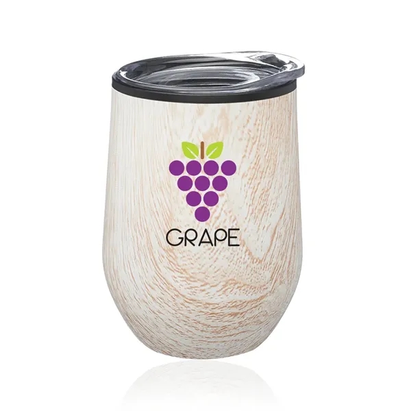 12 oz. Palmera Stemless Wine Glasses with Lid - 12 oz. Palmera Stemless Wine Glasses with Lid - Image 1 of 7