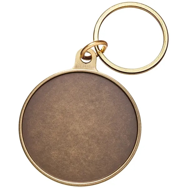 39mm Verbronze™ Antique Brass Key Tag - 39mm Verbronze™ Antique Brass Key Tag - Image 1 of 1