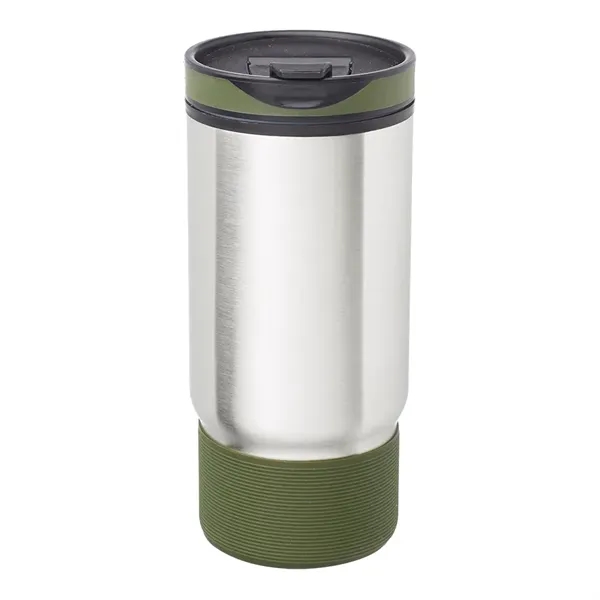 Oxford 17 oz. Ribbed Travel Mug - Oxford 17 oz. Ribbed Travel Mug - Image 2 of 10