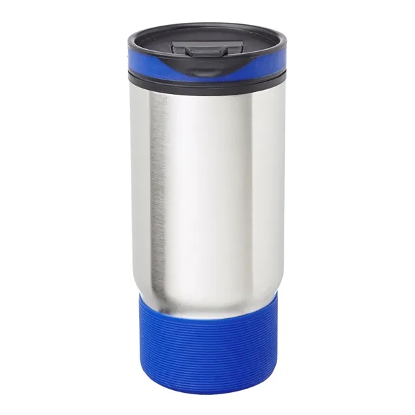 Oxford 17 oz. Ribbed Travel Mug - Oxford 17 oz. Ribbed Travel Mug - Image 4 of 10