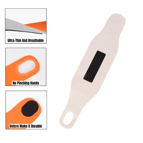 Adjustable Hook-and-Loop Pressure Sport Wrist Brace - Adjustable Hook-and-Loop Pressure Sport Wrist Brace - Image 4 of 5