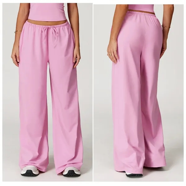 Women's brushed, drapey wide-leg sweats - Women's brushed, drapey wide-leg sweats - Image 3 of 7