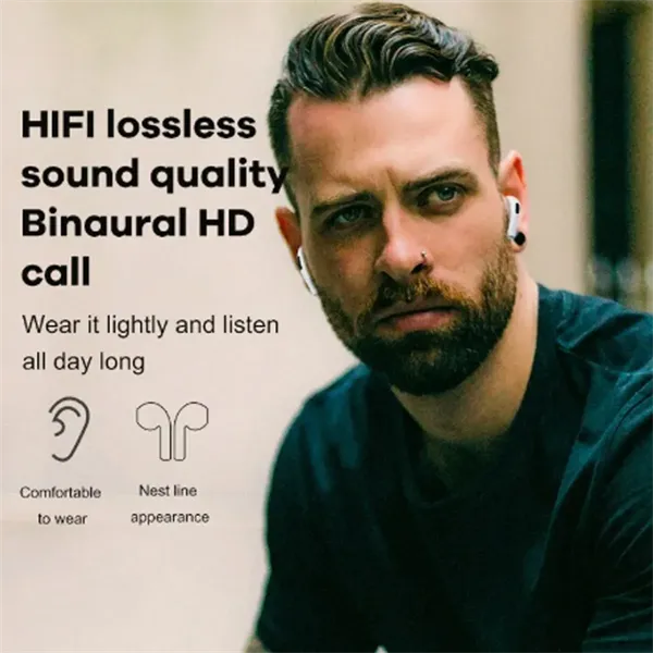 Pro6 TWS Wireless Bluetooth Earbuds In Ear Long Battery - Pro6 TWS Wireless Bluetooth Earbuds In Ear Long Battery - Image 12 of 14