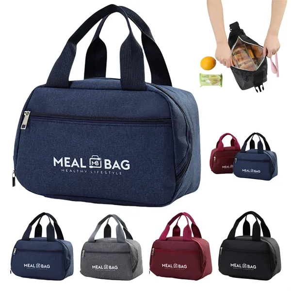 Insulated Lunch Bag Cooler Tote for Work and Picnic - Insulated Lunch Bag Cooler Tote for Work and Picnic - Image 0 of 8