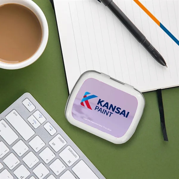 Kael Small Rectangular Hinged Tin Sugar Free Mints - Kael Small Rectangular Hinged Tin Sugar Free Mints - Image 1 of 6