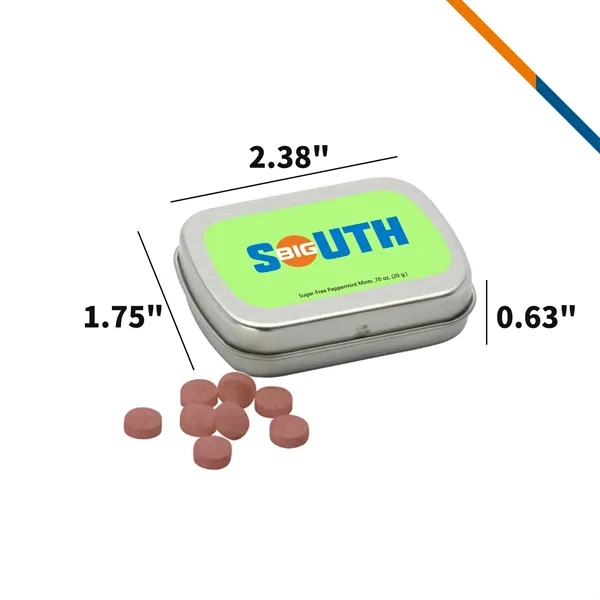 Kael Small Rectangular Hinged Tin Sugar Free Mints - Kael Small Rectangular Hinged Tin Sugar Free Mints - Image 2 of 6