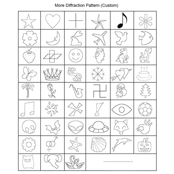 3D Paper Diffraction Glasses - 3D Paper Diffraction Glasses - Image 5 of 5