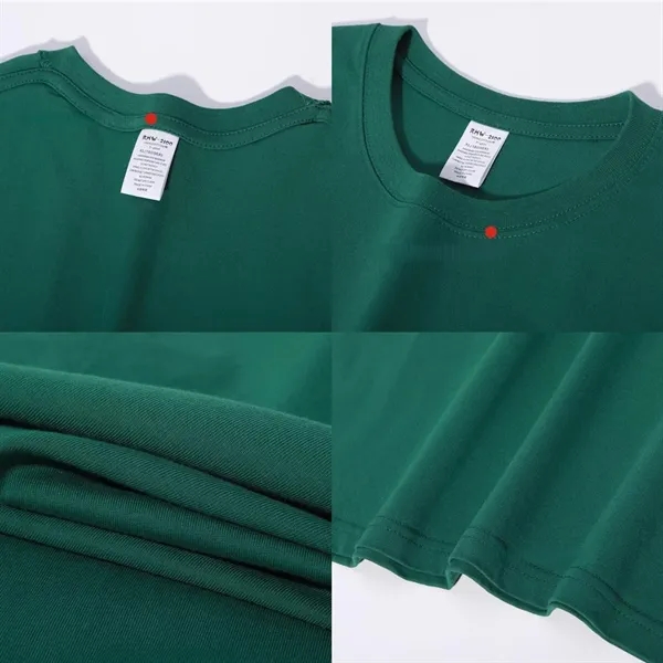 100% Soft Cotton Short Sleeve T Shirt Crew Neck Tee - 100% Soft Cotton Short Sleeve T Shirt Crew Neck Tee - Image 1 of 9