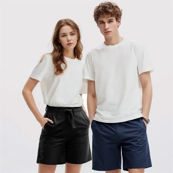 100% Soft Cotton Short Sleeve T Shirt Crew Neck Tee - 100% Soft Cotton Short Sleeve T Shirt Crew Neck Tee - Image 5 of 9