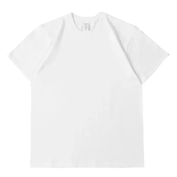 100% Soft Cotton Short Sleeve T Shirt Crew Neck Tee - 100% Soft Cotton Short Sleeve T Shirt Crew Neck Tee - Image 8 of 9