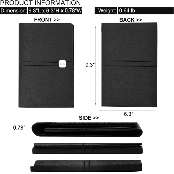Multi Organizerfits A5 Size Notebook Folio Cover - Multi Organizerfits A5 Size Notebook Folio Cover - Image 2 of 4