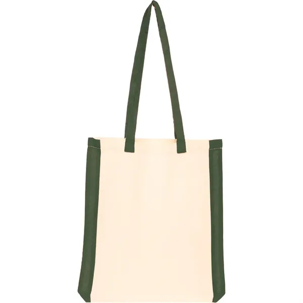 Side Stripes Cotton Tote Bags - Side Stripes Cotton Tote Bags - Image 1 of 1
