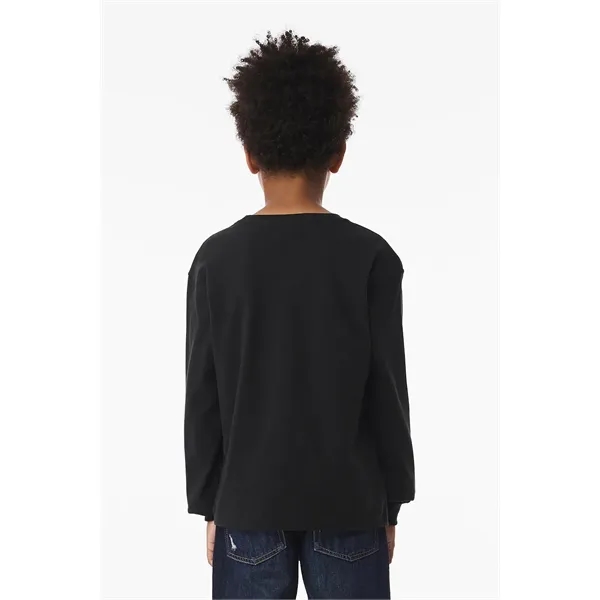 Youth 6 oz Heavyweight Long Sleeve Tee - Youth 6 oz Heavyweight Long Sleeve Tee - Image 29 of 35