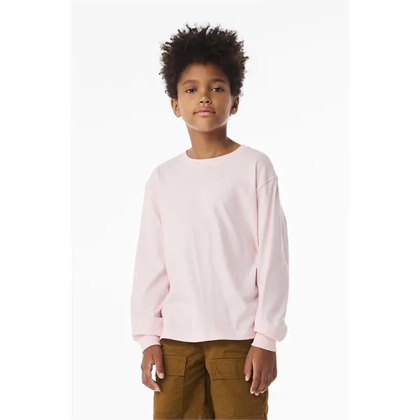 Youth 6 oz Heavyweight Long Sleeve Tee - Youth 6 oz Heavyweight Long Sleeve Tee - Image 21 of 35