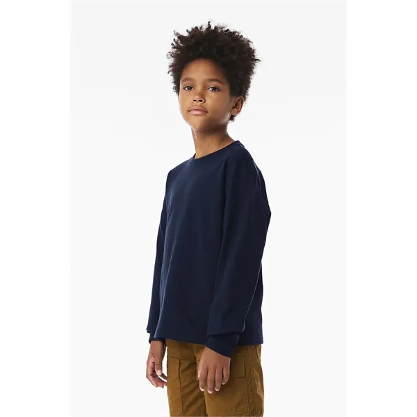 Youth 6 oz Heavyweight Long Sleeve Tee - Youth 6 oz Heavyweight Long Sleeve Tee - Image 19 of 35