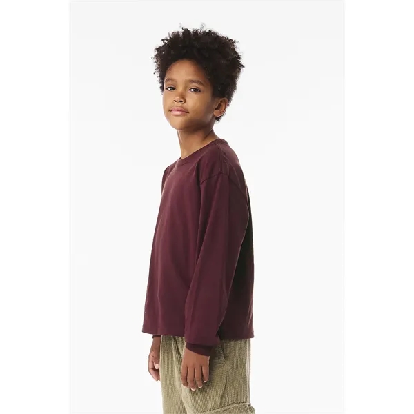 Youth 6 oz Heavyweight Long Sleeve Tee - Youth 6 oz Heavyweight Long Sleeve Tee - Image 13 of 35