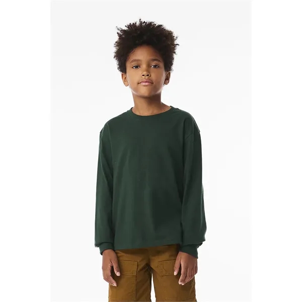 Youth 6 oz Heavyweight Long Sleeve Tee - Youth 6 oz Heavyweight Long Sleeve Tee - Image 9 of 35