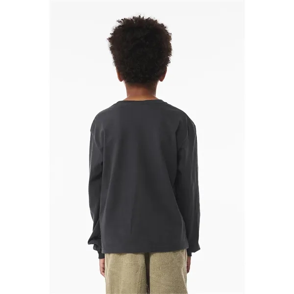 Youth 6 oz Heavyweight Long Sleeve Tee - Youth 6 oz Heavyweight Long Sleeve Tee - Image 7 of 35