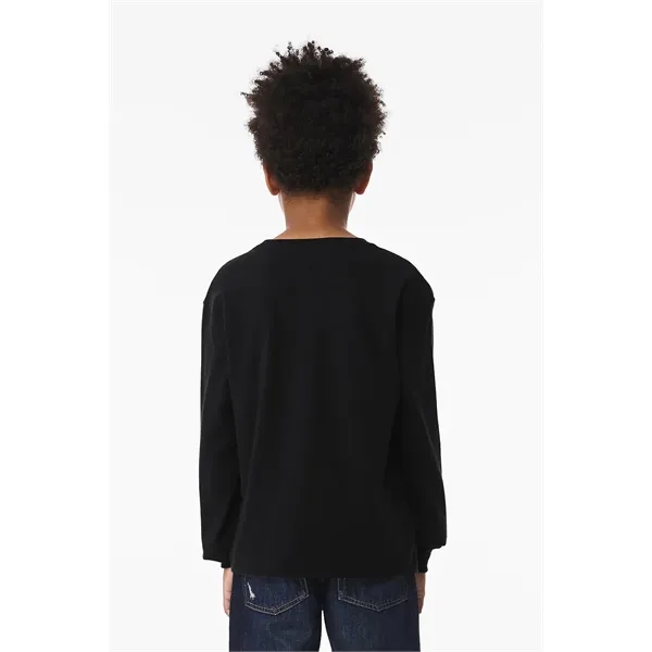 Youth 6 oz Heavyweight Long Sleeve Tee - Youth 6 oz Heavyweight Long Sleeve Tee - Image 5 of 35