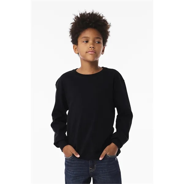 Youth 6 oz Heavyweight Long Sleeve Tee - Youth 6 oz Heavyweight Long Sleeve Tee - Image 3 of 35