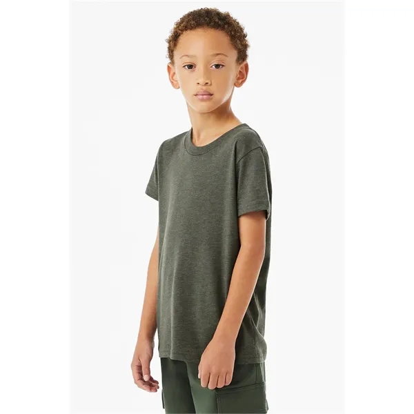 Youth Heather CVC Short Sleeve Tee - Youth Heather CVC Short Sleeve Tee - Image 36 of 60
