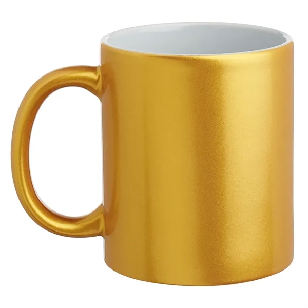 11 oz. Metallic Ceramic Custom Mug - 11 oz. Metallic Ceramic Custom Mug - Image 6 of 12