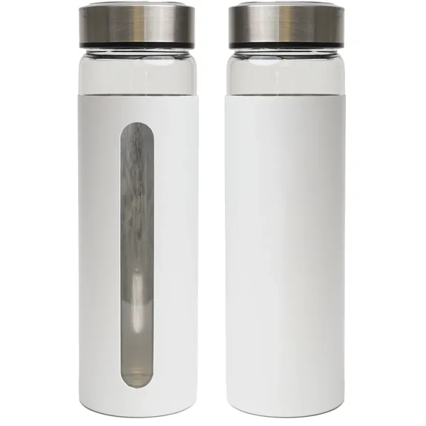 Rideau 600 Ml. (20 Fl.Oz.) Glass Bottle With Aluminum Sleeve - Rideau 600 Ml. (20 Fl.Oz.) Glass Bottle With Aluminum Sleeve - Image 3 of 4