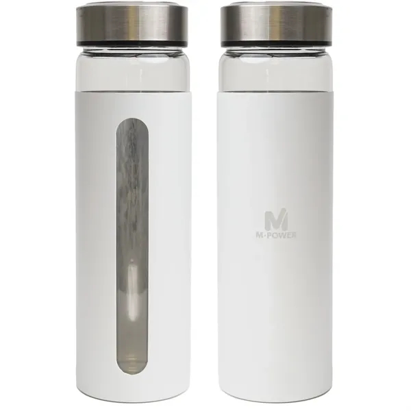 Rideau 600 Ml. (20 Fl.Oz.) Glass Bottle With Aluminum Sleeve - Rideau 600 Ml. (20 Fl.Oz.) Glass Bottle With Aluminum Sleeve - Image 1 of 4