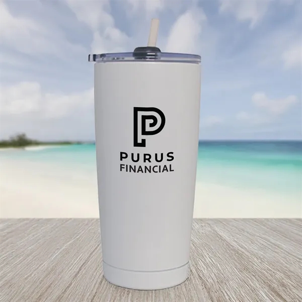 Revelstoke 600 Ml. (20 Fl. Oz.) Tumbler With Straw - Revelstoke 600 Ml. (20 Fl. Oz.) Tumbler With Straw - Image 0 of 2