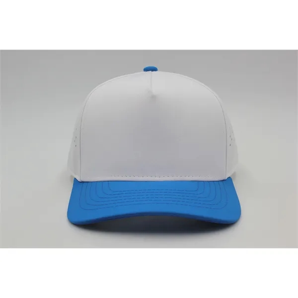 5 Panel Sport Trucker Cap w/Laser Cut Mesh Back - 5 Panel Sport Trucker Cap w/Laser Cut Mesh Back - Image 20 of 48