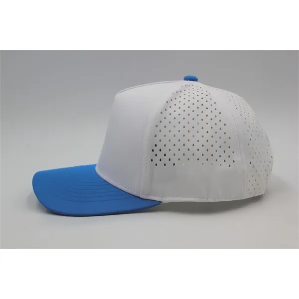 5 Panel Sport Trucker Cap w/Laser Cut Mesh Back - 5 Panel Sport Trucker Cap w/Laser Cut Mesh Back - Image 22 of 48