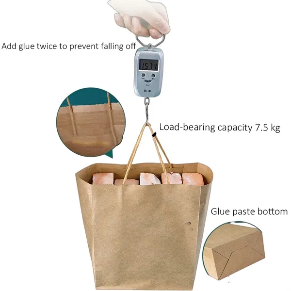 Multi-Color Kraft Paper Bags for Gifts and Packaging - Multi-Color Kraft Paper Bags for Gifts and Packaging - Image 4 of 9