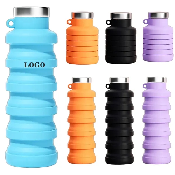 17 oz Collapsible Silicone Water Cup - 17 oz Collapsible Silicone Water Cup - Image 0 of 12