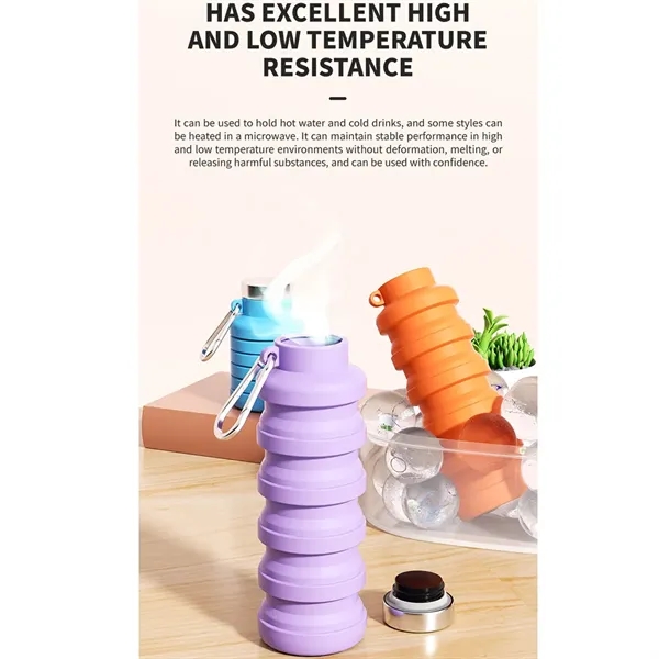 17 oz Collapsible Silicone Water Cup - 17 oz Collapsible Silicone Water Cup - Image 7 of 12