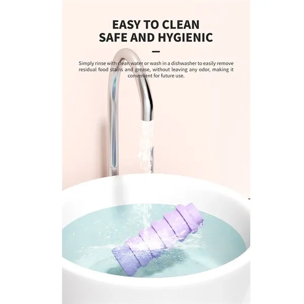 17 oz Collapsible Silicone Water Cup - 17 oz Collapsible Silicone Water Cup - Image 10 of 12