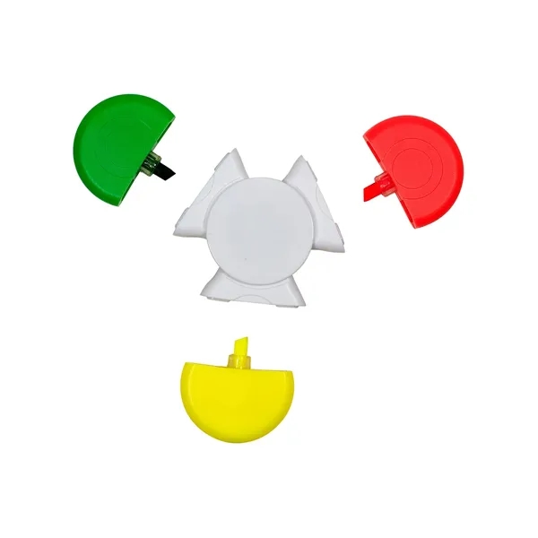 Promospinner® Tri-Highlighter - Promospinner® Tri-Highlighter - Image 2 of 3
